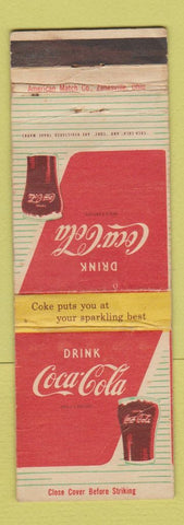Matchbook Cover - Coca Cola Soda WEAR