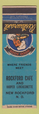 Matchbook Cover - Rockford Cafe New Rockford ND