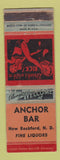 Matchbook Cover - Anchor Bar New Rockford ND girlie WORN