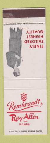 Matchbook Cover - Rembrandt Men's Clothes Ray Allen FL