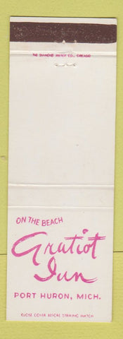Matchbook Cover - Gratiot Inn Port Huron MI