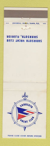 Matchbook Cover - Sarasota Yacht Club FL