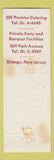 Matchbook Cover - Graulich Catering Orange NJ WEAR