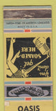 Matchbook Cover - Oasis Liquor Cooperstown ND bar? WORN