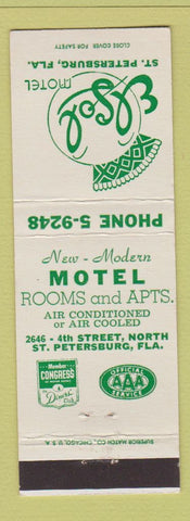 Matchbook Cover - El Sol Motel St Petersburg FL