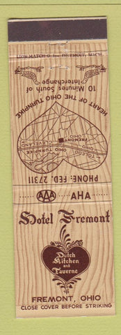 Matchbook Cover - Hotel Fremont OH