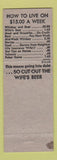 Matchbook Cover - Smith's Super Market Grocery Guilford ME hillbilly