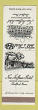 Matchbook Cover - New Hoffman Hotel Bedford PA