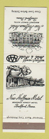 Matchbook Cover - New Hoffman Hotel Bedford PA