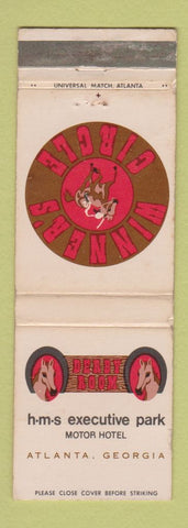 Matchbook Cover - HMS Executive Park Hotel Atlanta GA WEAR