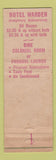 Matchbook Cover - Hotel Warden Newark OH Tally Ho Tavern WEAR