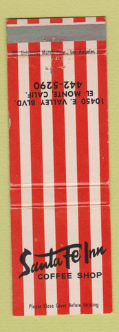 Matchbook Cover - Santa Fe Inn Coffee Shop El Monte CA WEAR