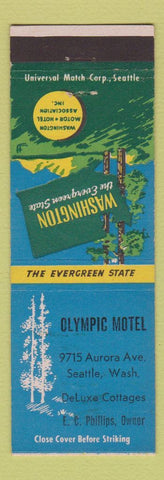 Matchbook Cover - Olympic Motel Seattle WA