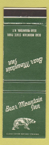 Matchbook Cover - Bear Mountain Inn NY