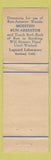 Matchbook Cover - Chas Davis County Superintendent Colorado Run Arrestor