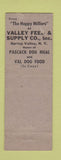 Matchbook Cover - Valley Feed and Supply Spring Valley NY Pascack Dog Food