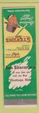 Matchbook Cover - Stevens Hats Ben Sherman's Hastings NE