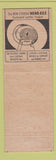 Matchbook Cover - Stevens Hats Ben Sherman's Hastings NE