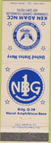 Matchbook Cover - Naval Amphibious Base United States Navy