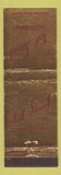 Matchbook Cover - Ted Saval California CA