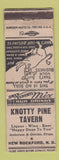 Matchbook Cover - Knotty Pine Tavern New Rockford ND WEAR