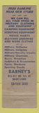 Matchbook Cover - Barney's Army Store St Louis MO WEAR