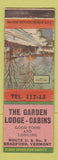 Matchbook Cover - Garden Lodge Cabins Bradford VT