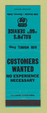 Matchbook Cover - Ralph's Phillips 66 oil gas Denver Colorado TEAL
