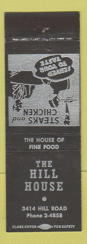 Matchbook Cover - The Hill House restaurant