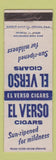 Matchbook Cover - El Verso Cigars