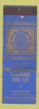 Matchbook Cover - American Legion Conewago Post Elizabethtown PA ADVANCE