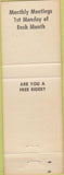 Matchbook Cover - Communications Workers Union