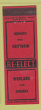 Matchbook Cover - Worland for Coroner Election