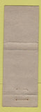 Matchbook Cover - Judge Charles Sackmann Election WORN