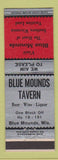 Matchbook Cover - Blue Mounds Tavern WI