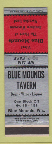 Matchbook Cover - Blue Mounds Tavern WI
