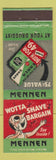 Matchbook Cover - Mennen Shave Cream