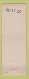 Matchbook Cover - Paddock Motor Court Manning SD
