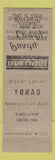 Matchbook Cover - Purity Candy Lewisburg PA?