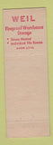 Matchbook Cover - Weil Moving North American Van Lines Trucking Cincinnati OH