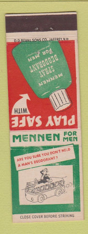 Matchbook Cover - Mennen Spray Deodorant