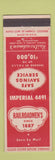 Matchbook Cover - Railroadmen's Savings Indianapolis IN
