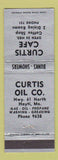 Matchbook Cover - Curtis Cafe oil gas Hayti MO WEAR
