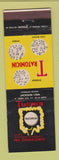 Matchbook Cover - Tratomicin Medicine Pills Rio De Janeiro Brazil