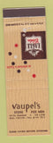 Matchbook Cover - Eagle Men's Clothes Vaupel's