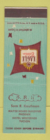 Matchbook Cover - Eagle Men's Clothes Sam Kaufman Phoenix Tucson AZ
