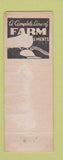 Matchbook Cover - WF Mundis Sons Gold Band Feeds Emigsville PA WEAR