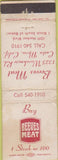 Matchbook Cover - Beeves Meats Costa Mesa CA WORN