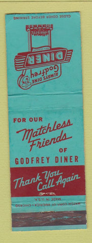 Matchbook Cover - Godfrey Diner WEAR