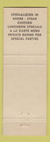 Matchbook Cover - Marshview Restaurant West Scarboro ME lobster
